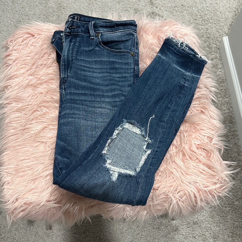 A&F Simone High Rise Super Skinny Jeans